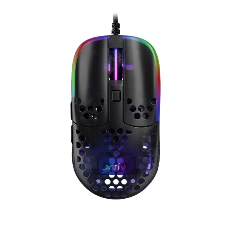 XTRFY MZ1 RGB Ultra-Light Gaming Mouse - Black - فأرة